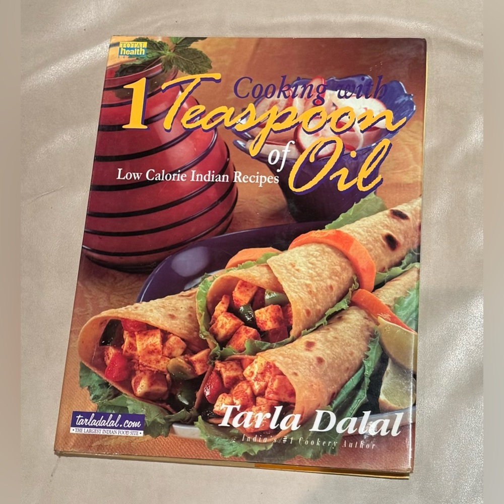 EASY INDIAN VEG COOKING. Cooking with 1 tsp Oil book by Chef TARLA DALAL